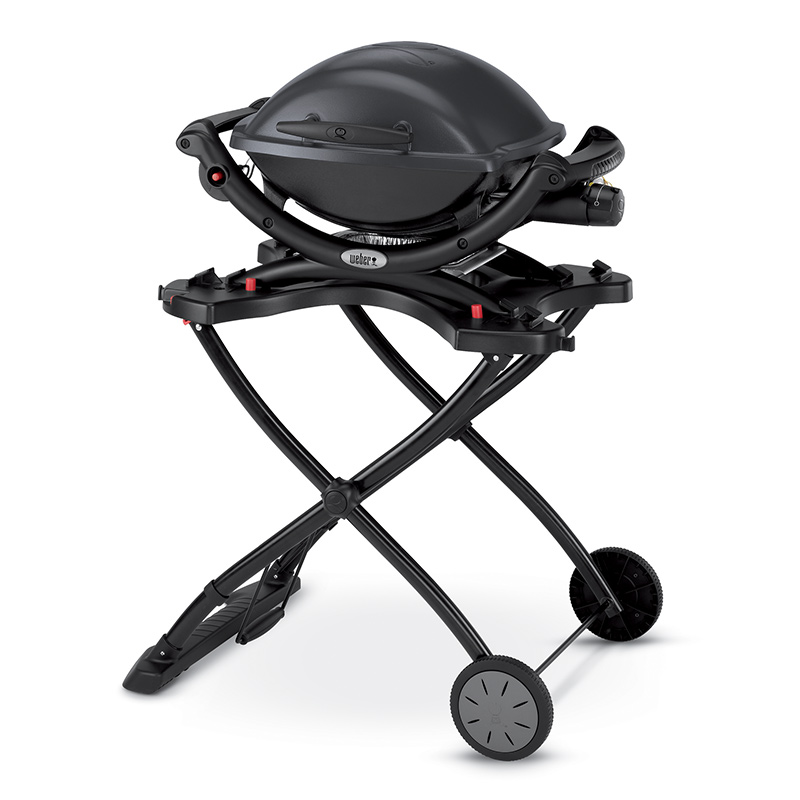 Weber&reg; Baby Q&reg; (Q1000 - Classic 2nd Gen) Gas Barbecue (LPG) with Cart Bundle image number 0